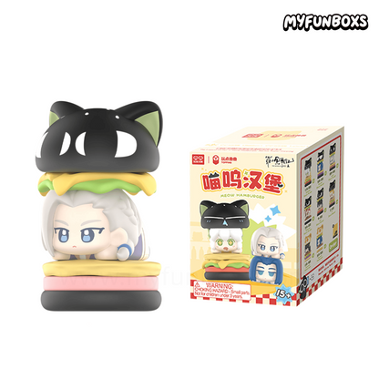 Luo Xiaohei Meow Hamburger Stacking Series blind box(PRE-ORDER)