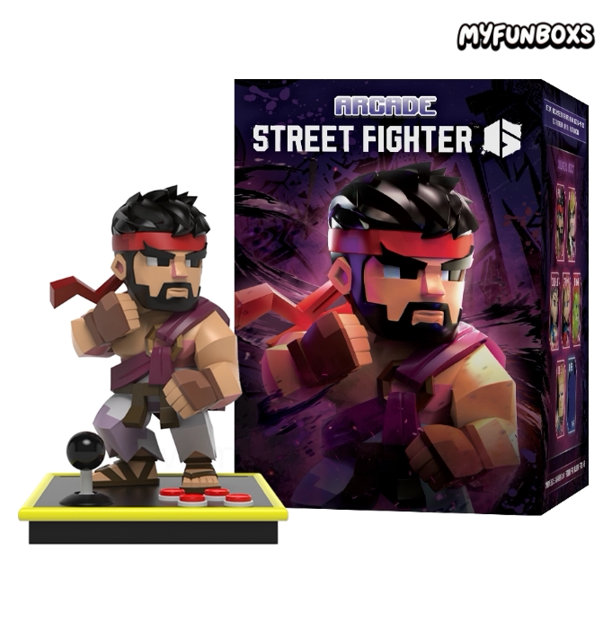 Mighty Jaxx Street Fighter Arcade Pixel Series Figure Blind Box