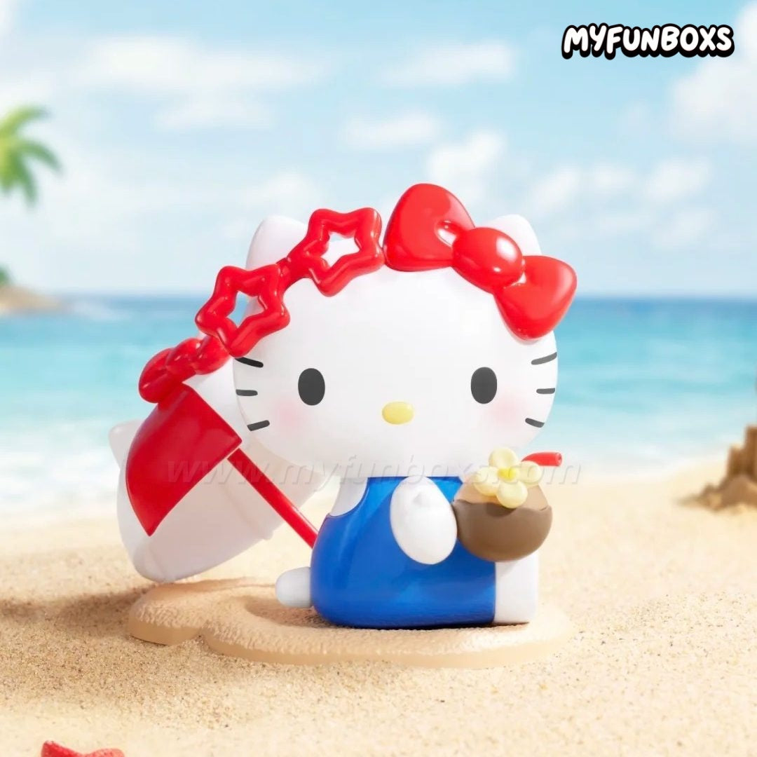 Hello Kitty Summer Beach Series Figures Blind Box