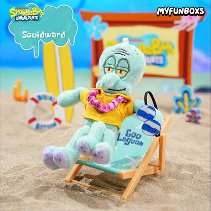 SpongeBob Bikini Bottom Beach Stall Series Action Plush Pendant Blind Box (PRE-ORDER)