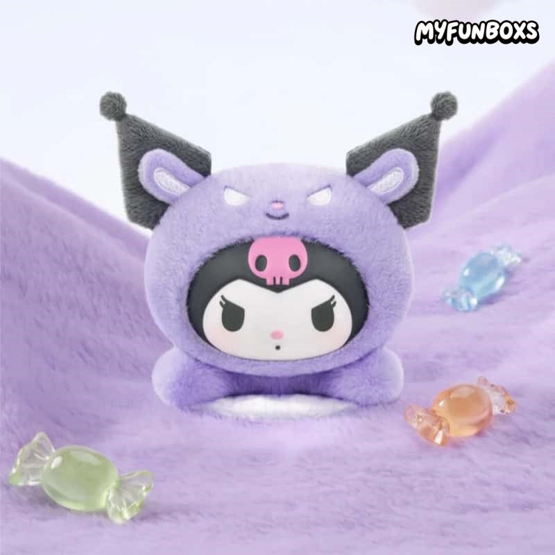 SANRI0 Sweet Whispers Stickers Series Plush Charm Blind Box