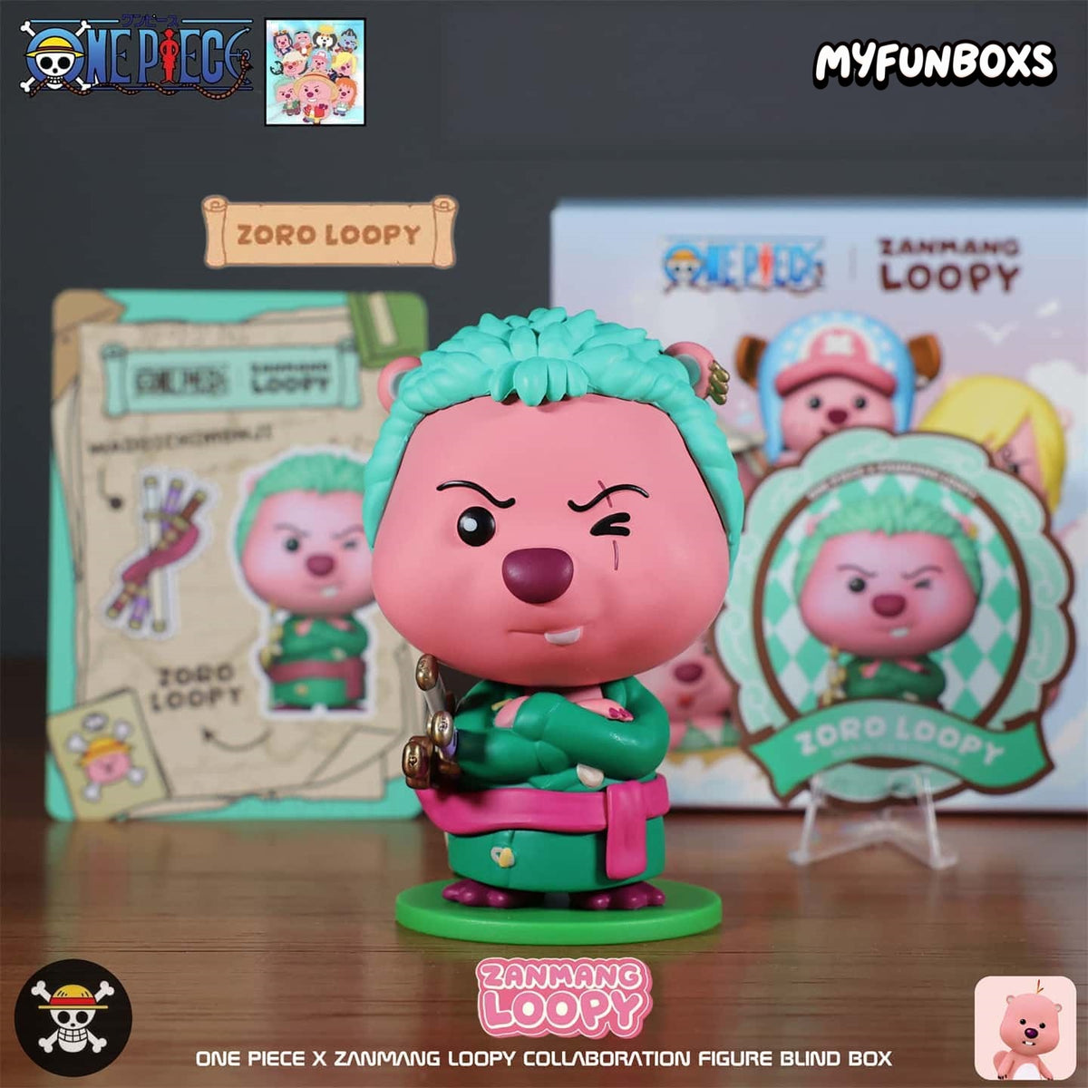 ZANMANG LOOPY × One Piece collaboration figure blind box