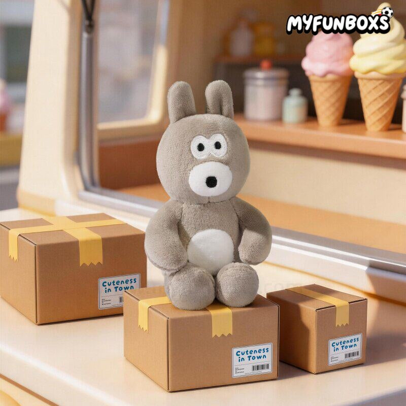 Brunch Brother Cutenee in Town Series plush keychain blind box