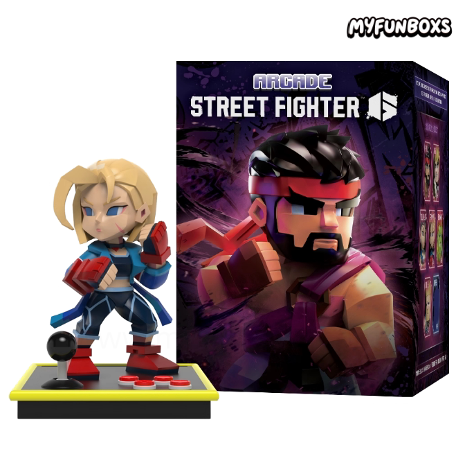 Mighty Jaxx Street Fighter Arcade Pixel Series Figure Blind Box