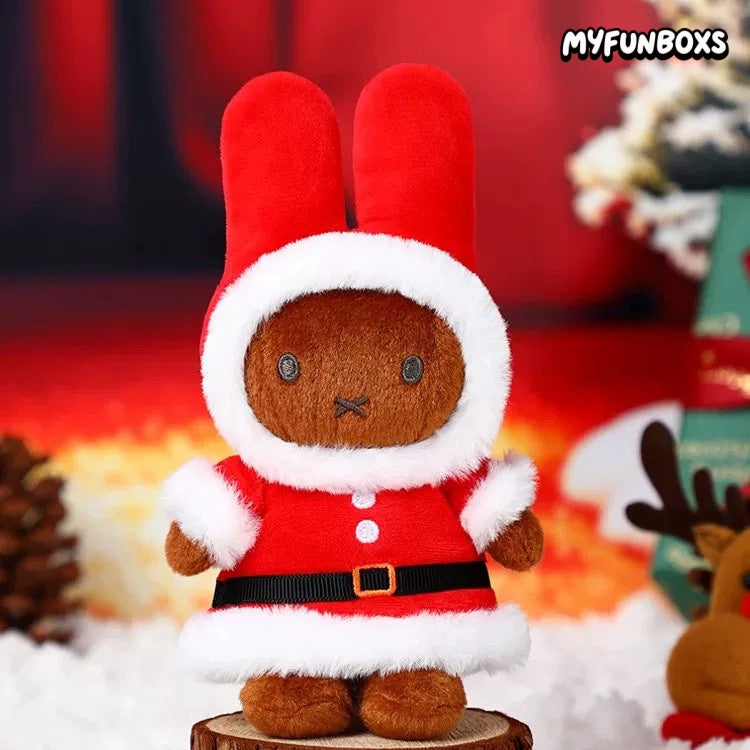 Miffy Christmas Winter Series plush keychain blind box