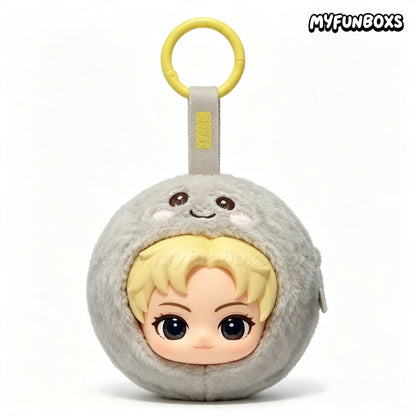 POP MART RlIZE Fluffy Club Series Mini Pouch Keychain Blind Box