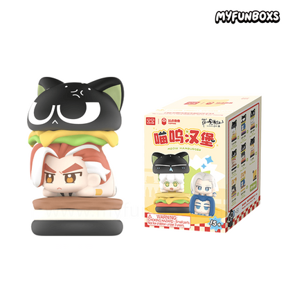 Luo Xiaohei Meow Hamburger Stacking Series blind box(PRE-ORDER)