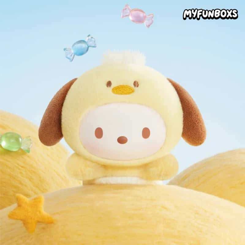 SANRI0 Sweet Whispers Stickers Series Plush Charm Blind Box