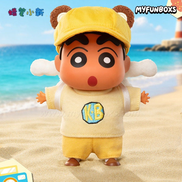 CRAYON SHINCHAN Go To The beach Series Plush Charm Blind Box