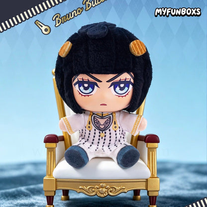 JoJo's Bizarre Adventure Golden Wind Series Chibi Sitting Plush Pendant Blind Box (PRE-ORDER)