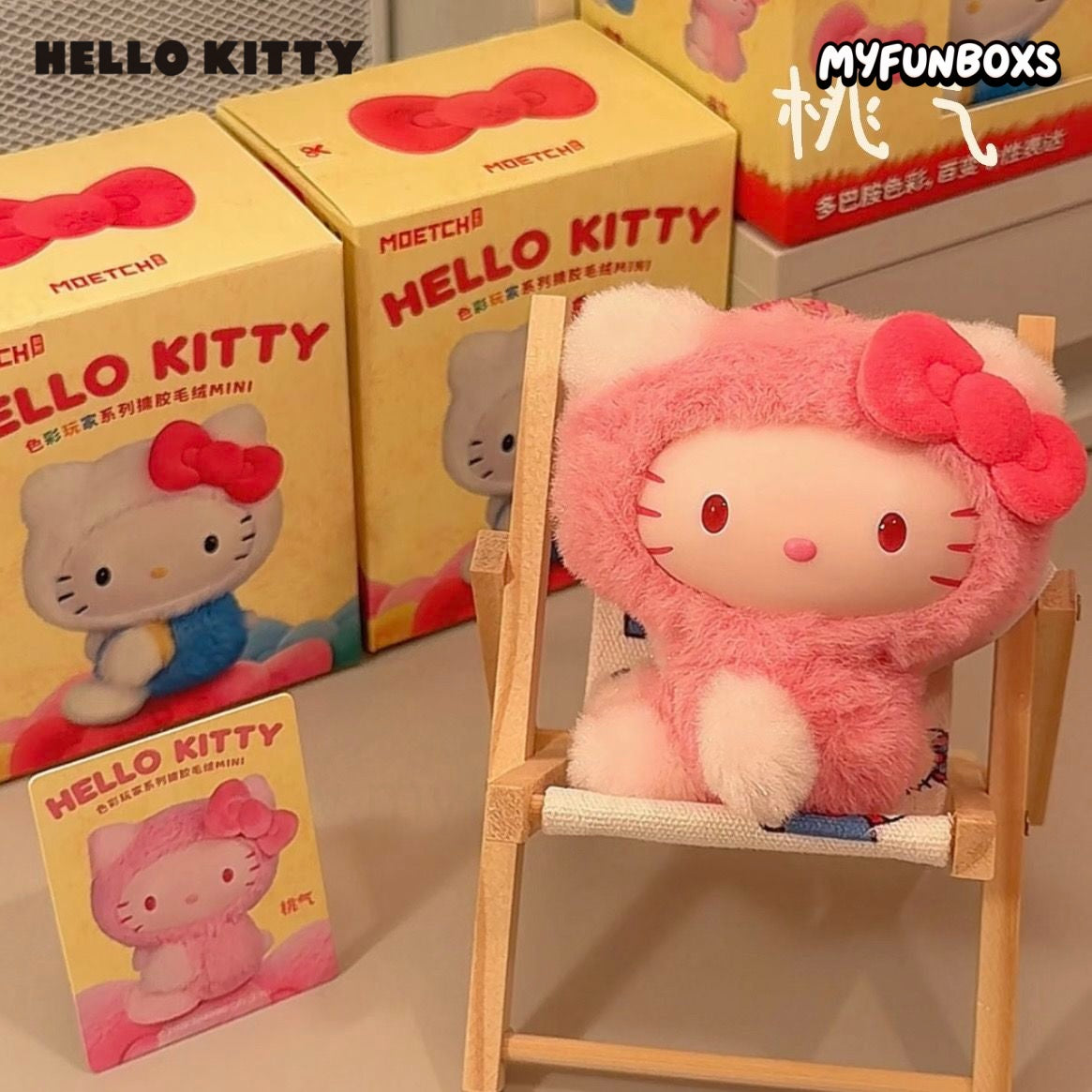 Sanrio Hello Kitty Color Player Series vinyl plush blind box