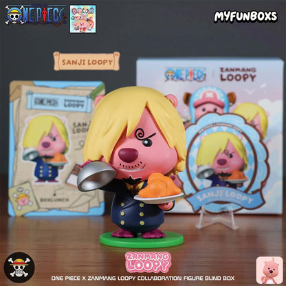ZANMANG LOOPY × One Piece collaboration figure blind box