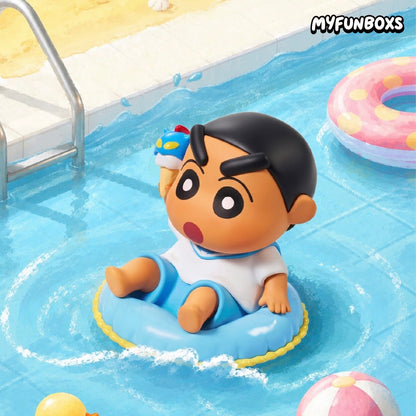 Crayon Shinchan Tropical Island Holiday Series figure blind box