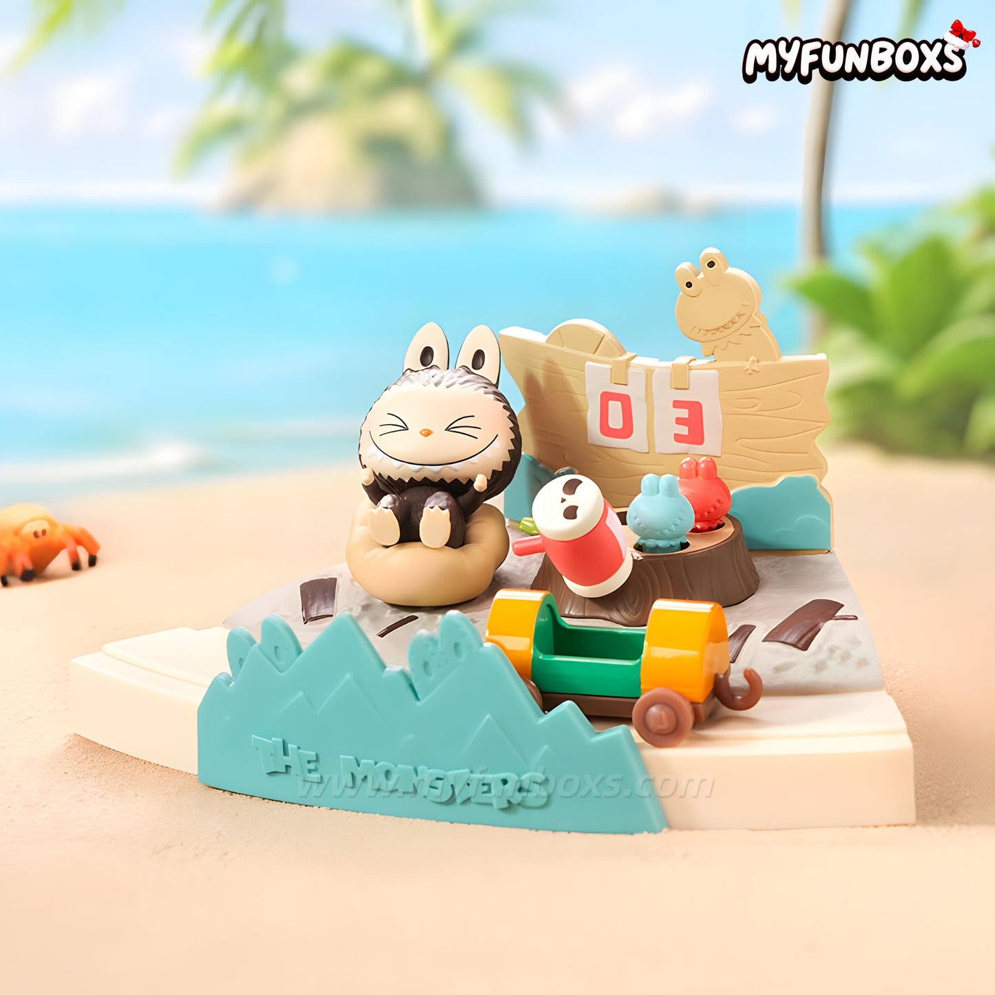 POP MART THE MONSTERS LABUBU Playing Games Series Scene Sets Blind Box (Whole Set Opened)