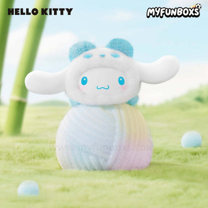 Sanrio Colorful Panda Series plush keychain blind box