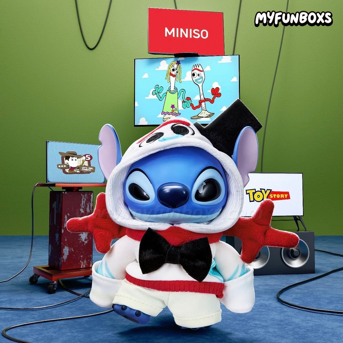 MINISO Disney Stitch Toy Story Street Series Plush Vinyl Blind Box(PRE-ORDER)