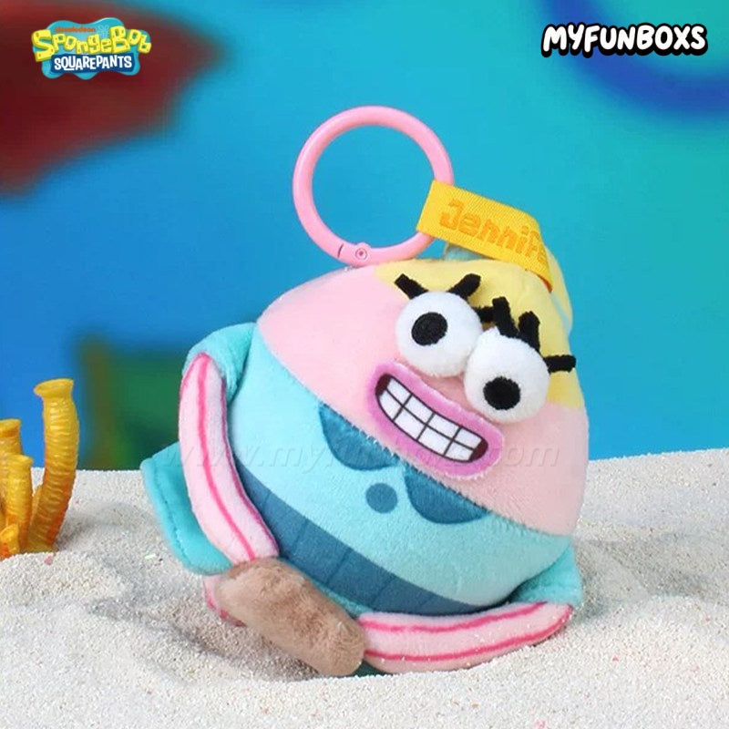 SpongeBob SquarePants Bikini Bottom Chubby Fish Series Plush Blind Box(PRE-ORDER)