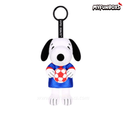 PEANUTS Snoopy Soccer Series Plush Keychain Blind Box