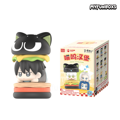 Luo Xiaohei Meow Hamburger Stacking Series blind box(PRE-ORDER)