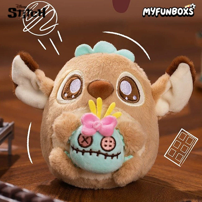 Stitch Chocolate Factory Plush Keychain Blind Box