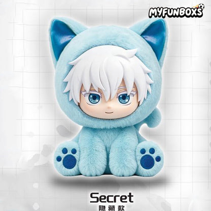 Jujutsu Kaisen Sitting Cat Party Series Plush Pendant Blind Box (PRE-ORDER)