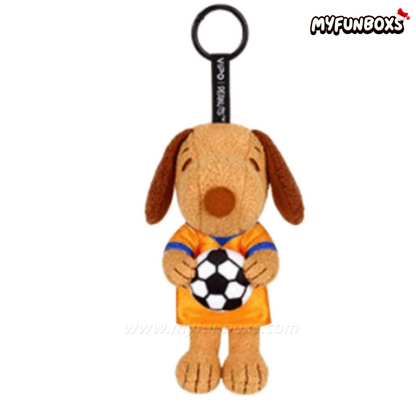 PEANUTS Snoopy Soccer Series Plush Keychain Blind Box