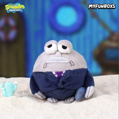 SpongeBob SquarePants Bikini Bottom Chubby Fish Series Plush Blind Box(PRE-ORDER)