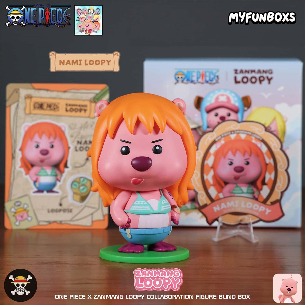 ZANMANG LOOPY × One Piece collaboration figure blind box