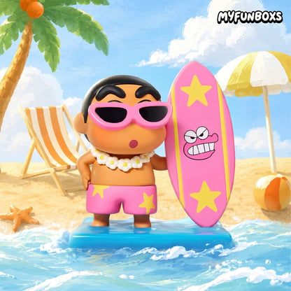 Crayon Shinchan Tropical Island Holiday Series figure blind box