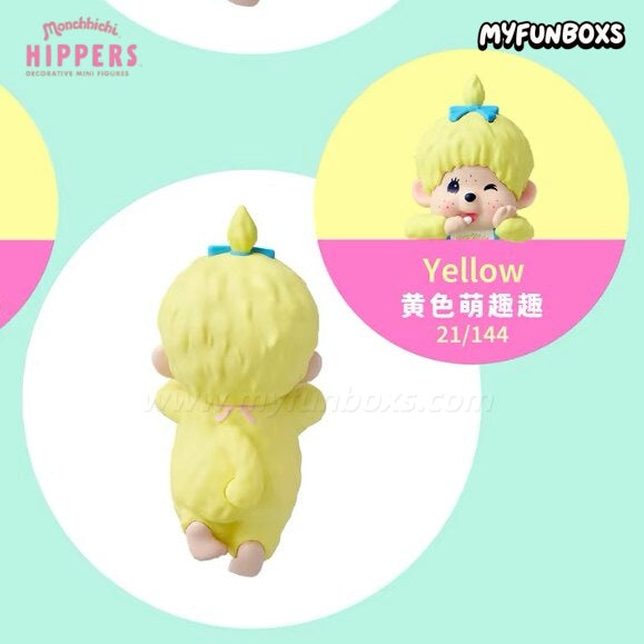 Monchhichi HIPPERS Decorative Mini Figures Colors Wink Series Blind Box