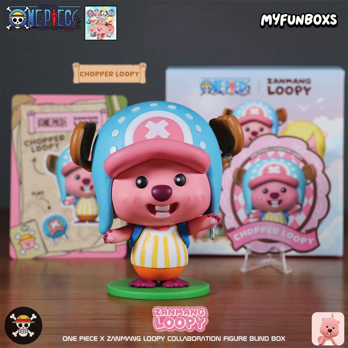 ZANMANG LOOPY × One Piece collaboration figure blind box