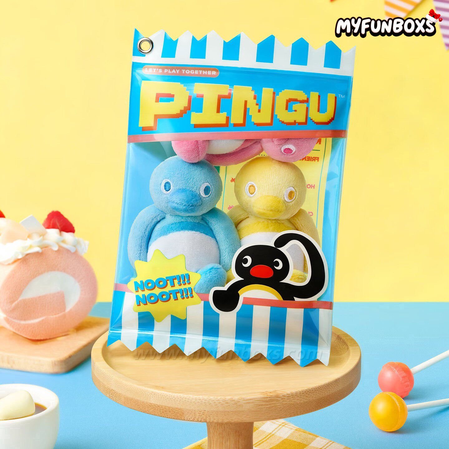 Pingu MINI MEME Plush Keychain Blind Box(Pre-Order)