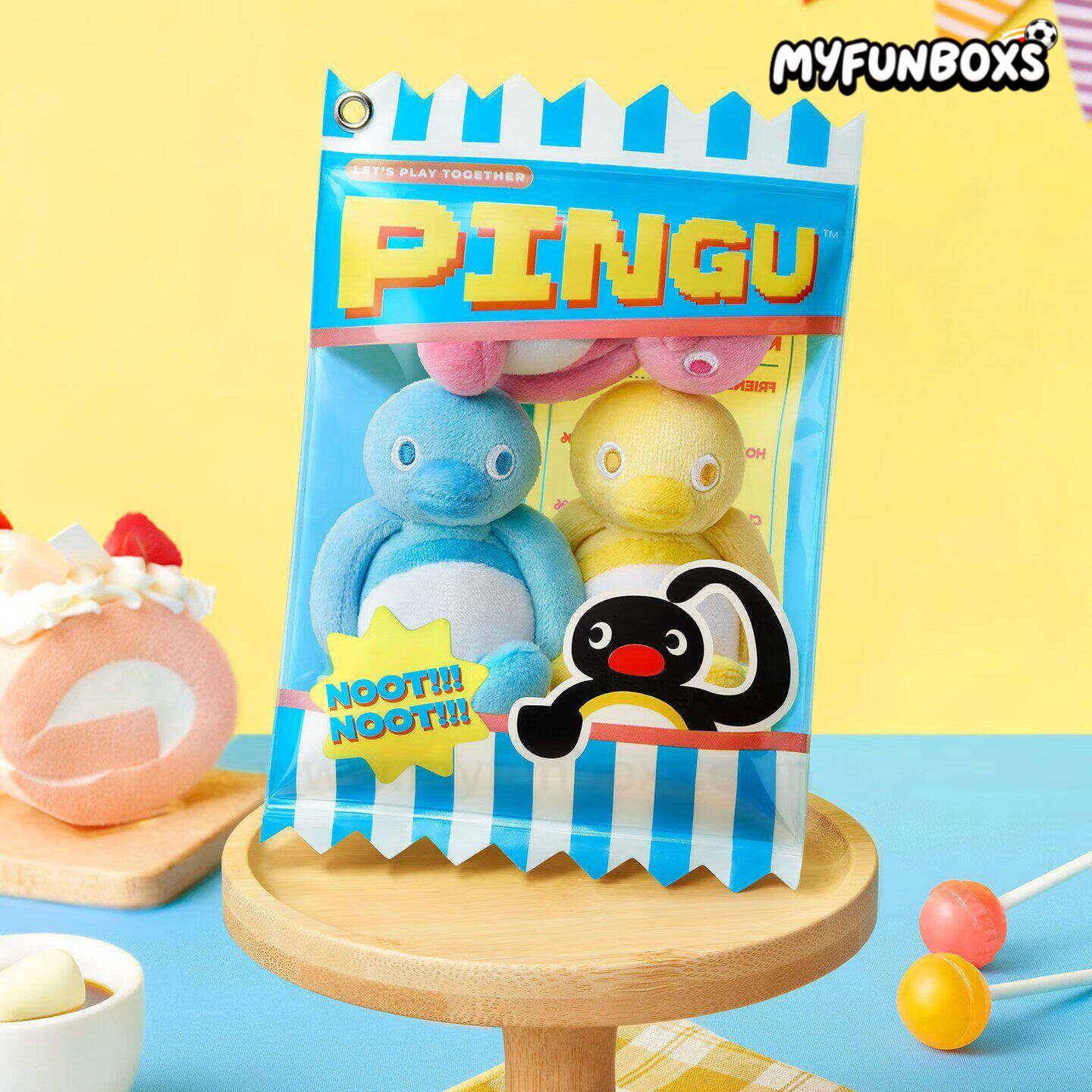 Pingu MINI MEME Series Plush Pendant Blind Box