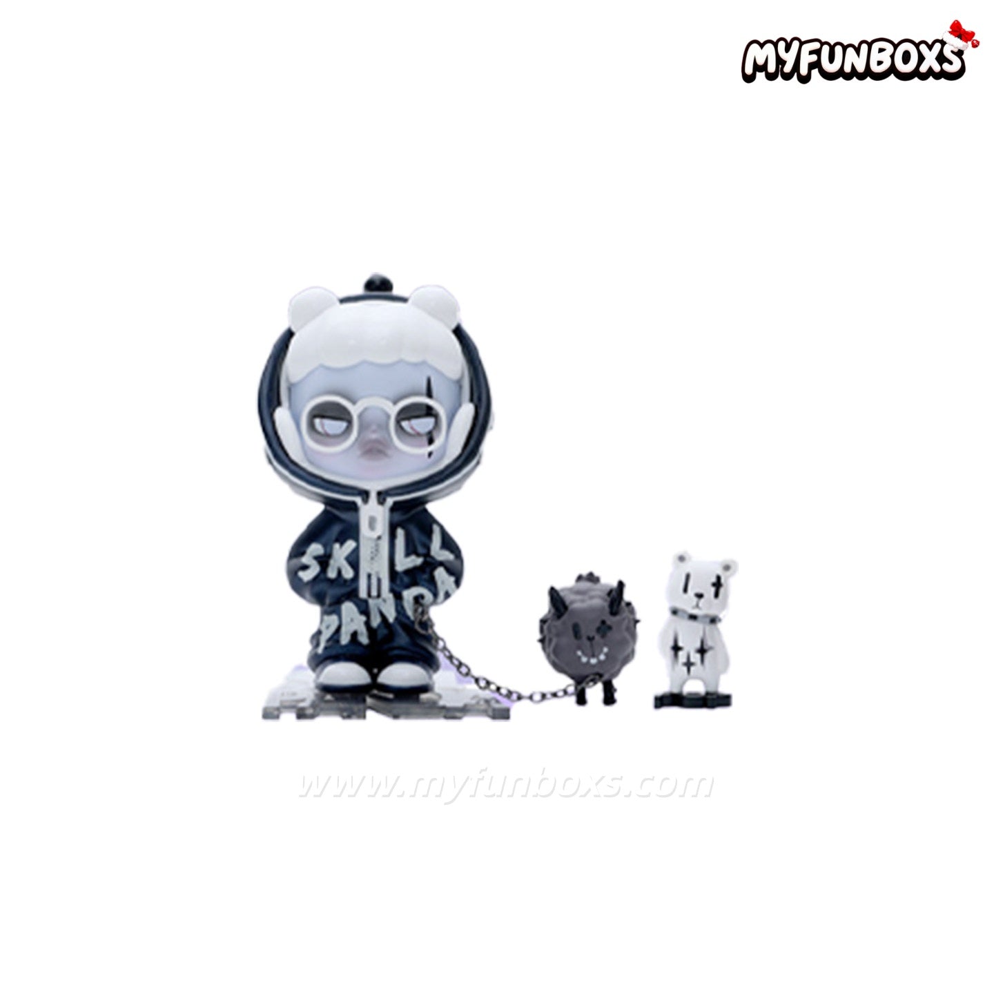 POP MART SKULLPANDA Bear Cat Fever Series Figure Blind Box (Whole Set Opened)