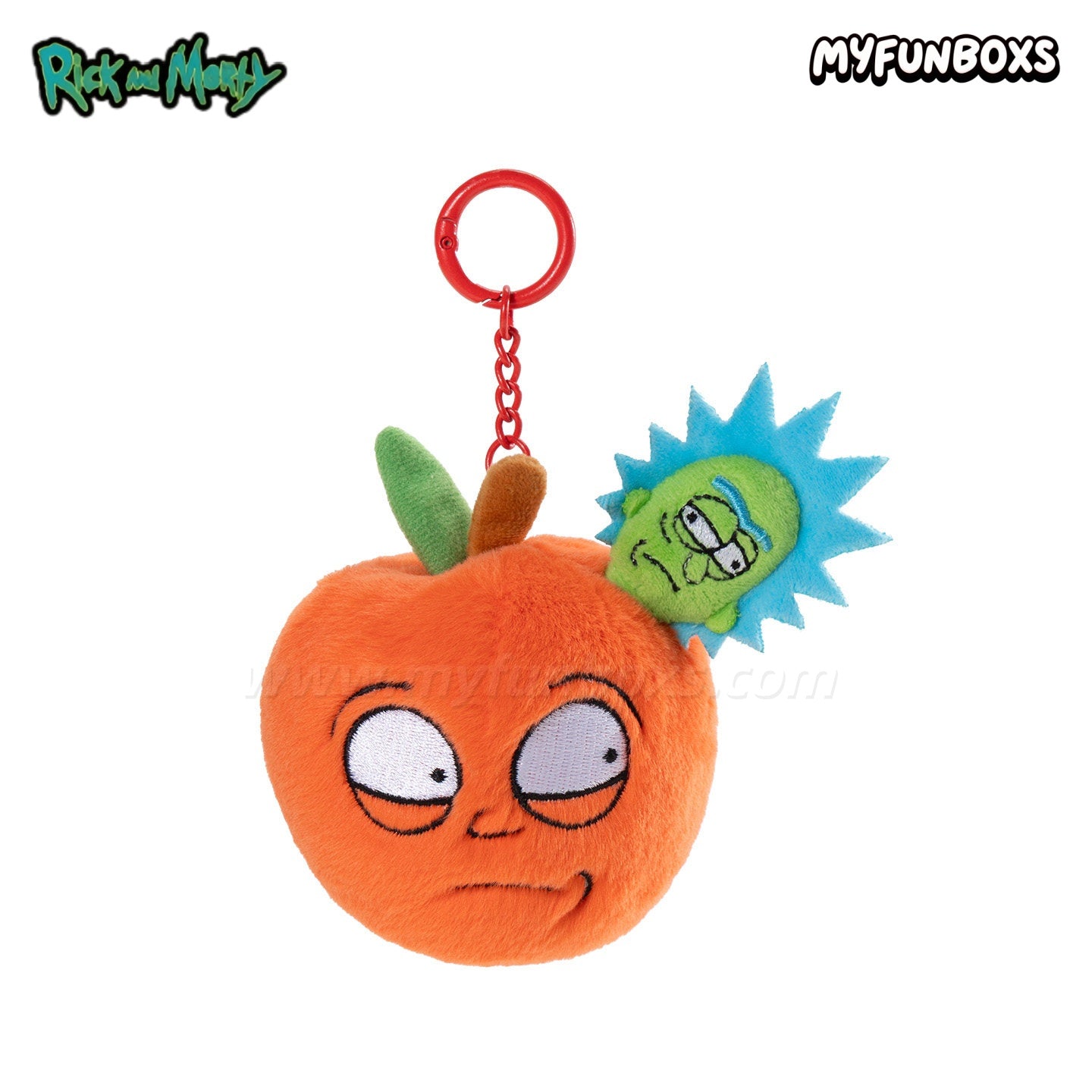 Rick and Morty plush keychain