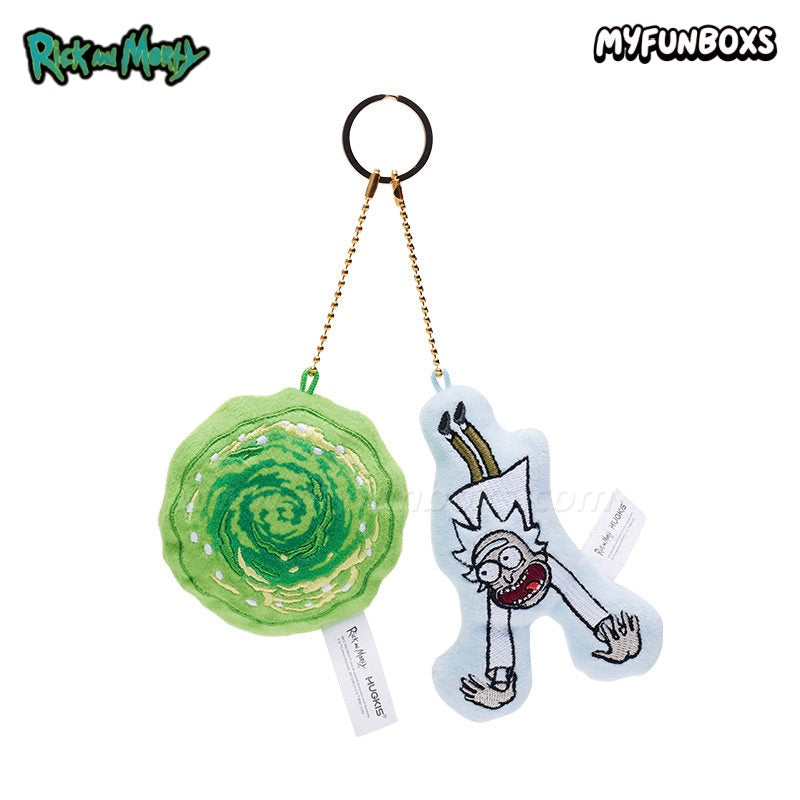 Rick and Morty plush keychain