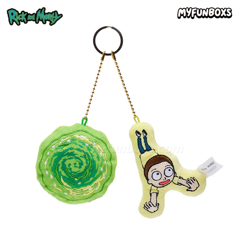 Rick and Morty plush keychain