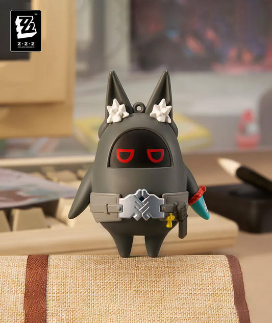 Zenless Zone Zero Bangboo Standee Miyaboo, Asaboo & Soukaboo Toy Keychain