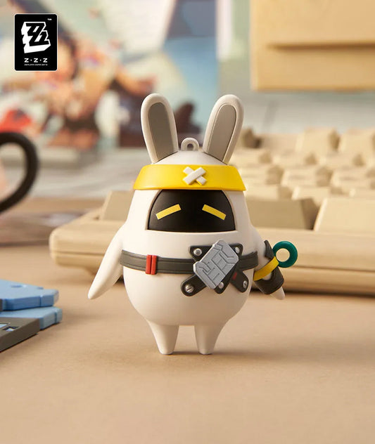 Zenless Zone Zero Bangboo Standee Miyaboo, Asaboo & Soukaboo Toy Keychain