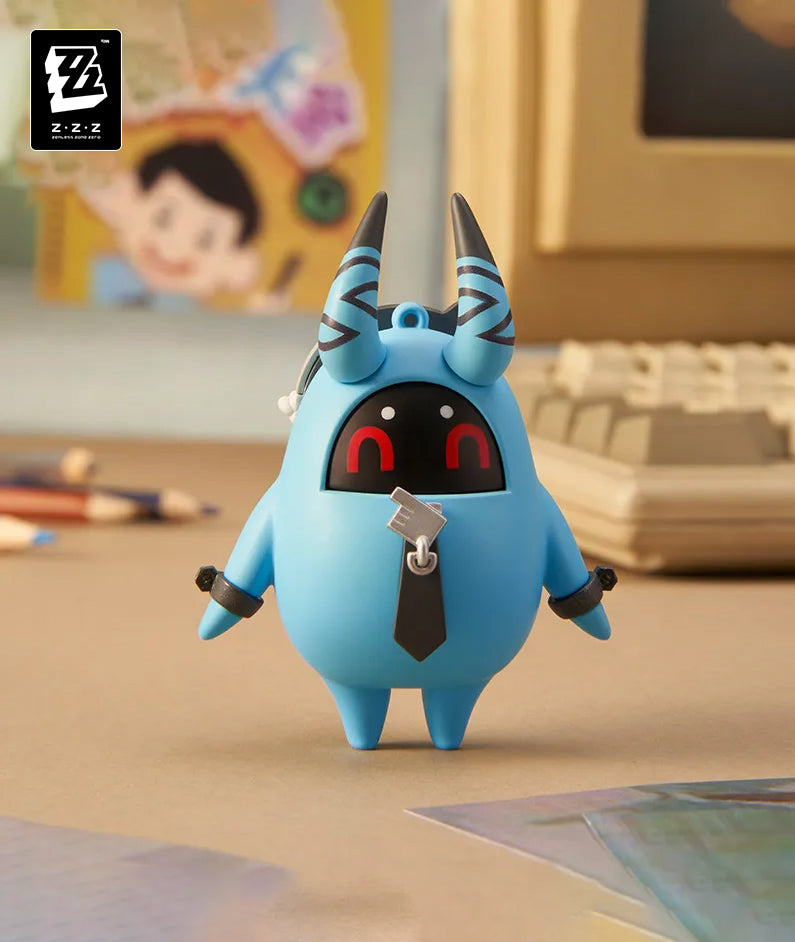 Zenless Zone Zero Bangboo Standee Miyaboo, Asaboo & Soukaboo Toy Keychain