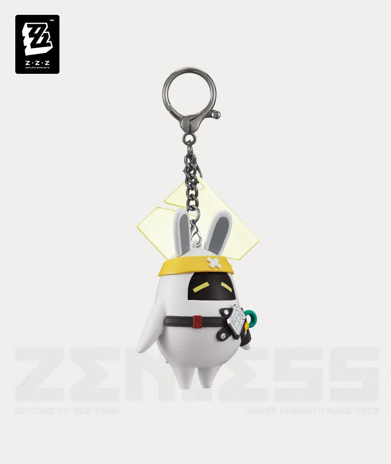 Zenless Zone Zero Bangboo Standee Miyaboo, Asaboo & Soukaboo Toy Keychain