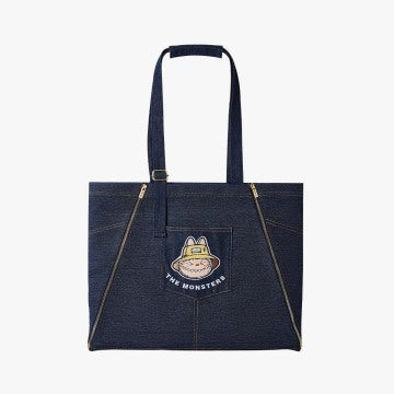 THE MONSTERS FALL IN WILD. SERlES-Denim Apron Bag