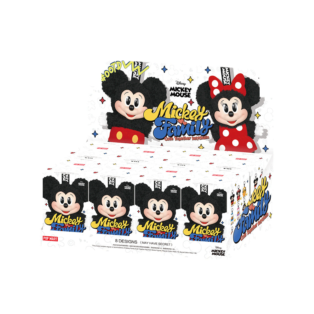 Disney Mickey Family Cute Together Series Plush Pendant Blind Box