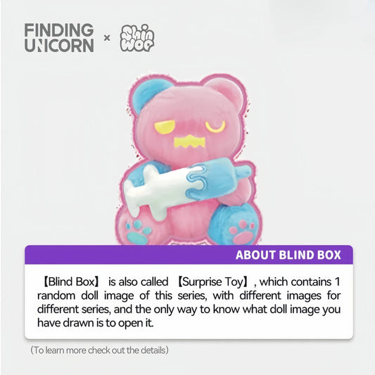 FINDING UNICORN ShinWoo Ragbear Clinic Series Plush Blind Box