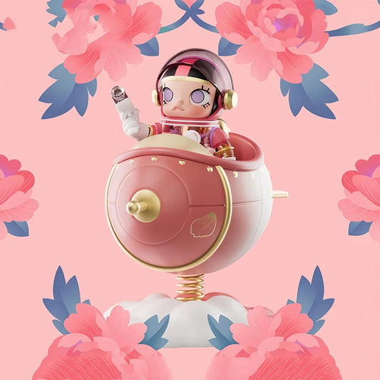 MEGA SPACE MOLLY 100% Blooming Series Peony Figure