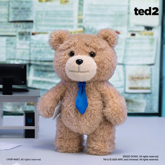 POP MART ted 2 Teddy Bear Action Plush Pendant