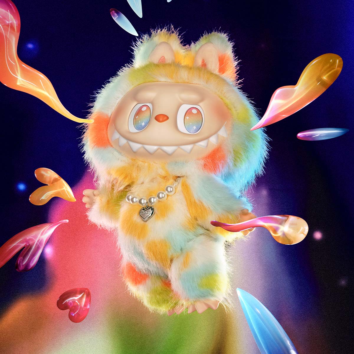 THE MONSTERS Big into Energy Series-ROCK THE UNIVERSE labubu Vinyl Plush Doll（Pre-sale）