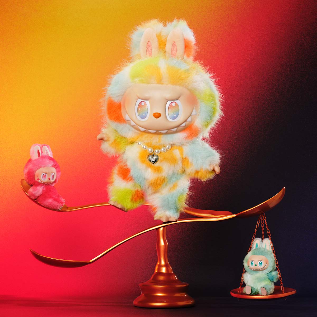 THE MONSTERS Big into Energy Series-ROCK THE UNIVERSE labubu Vinyl Plush Doll（Pre-sale）