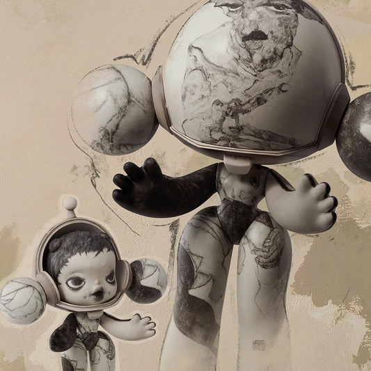 MEGA α SKULLPANDA 400% & 1000% Egon Schiele