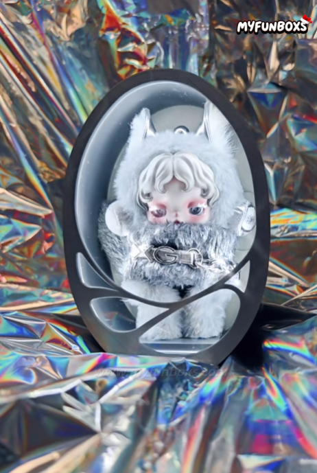 Skull Panda × XG Cyberpunk Light-Up Display Case